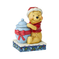 Jim Shore Disney Traditions - Winnie The Pooh Christmas - Holiday Hunny