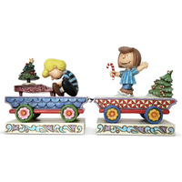 Jim Shore Schroeder Train - Christmas Concert (Peanuts Collection)