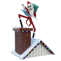 Disney Showcase - Santa Jack on Rooftop Light Up Scene