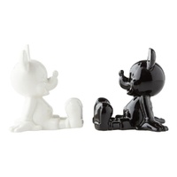 Disney Ceramics Salt and Pepper Shaker Set - Black & White Mickey Mouse