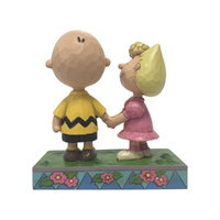 Peanuts by Jim Shore - Charlie Brown & Sally - I Love My Big Brother
