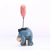Jim Shore Disney Traditions - Winnie The Pooh Eeyore with a Heart Balloon - Love Floats