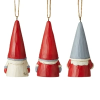 Heartwood Creek Nordic Noel - Mini Gnomes Hanging Ornaments (3 Assorted)