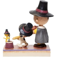 Peanuts by Jim Shore - Thanksgiving Charlie Brown - Thankful For Friendship