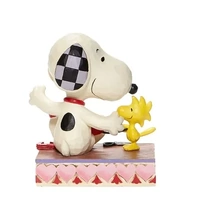 Peanuts by Jim Shore - Snoopy with Hearts Garland - Stringing Hearts