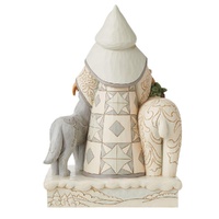Jim Shore Heartwood Creek White Woodland - Santa with Animals Statue