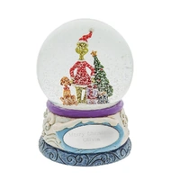 Dr Seuss The Grinch by Jim Shore - Max & Grinch 120mm Waterball