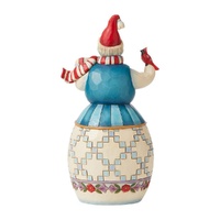 Jim Shore Heartwood Creek - Snowman With Cardinal