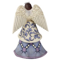 Jim Shore Heartwood Creek - Angel Holding Nativity Stable