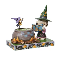Peanuts by Jim Shore - Witch Snoopy And Woodstock - Bewitching Beagle
