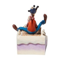 Jim Shore Disney Traditions - Goofy Sledding - A Wild Ride