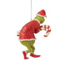 Dr Seuss The Grinch by Jim Shore - Grinch Stealing Candy Canes Hanging Ornament