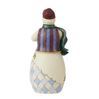 Jim Shore Heartwood Creek - Snowman Holding Nativity Stable