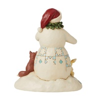 Jim Shore Heartwood Creek Winter Wonderland - Snowman with Animals