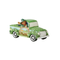 Jim Shore Heartwood Creek - Leprechaun in Green Truck