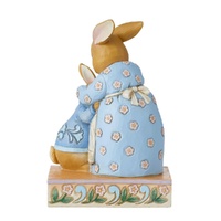 Beatrix Potter by Jim Shore - Mrs Rabbit and Peter Rabbit - don't get into mischief