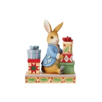 Beatrix Potter by Jim Shore - Peter With Presents - Presents of Happiness, Joy & Love