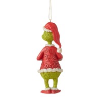 Dr Seuss The Grinch by Jim Shore - Grinch Holding Candy Cane Hanging Ornament