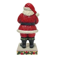 Jim Shore Heartwood Creek - Santa Holding Cardinal