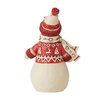 Jim Shore Heartwood Creek Nordic Noel - Snowman in Sweater