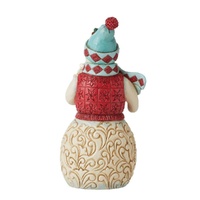 Jim Shore Heartwood Creek Winter Wonderland - Snowman Sledding