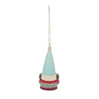 Jim Shore Heartwood Creek Christmas Gnomes - Winter Wonderland Gnome Hanging Ornament