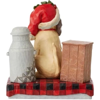 Country Living by Jim Shore - Country Dog with Milk Pail