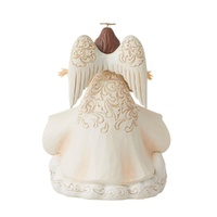 Jim Shore Heartwood Creek White Woodland - Angel with Coat