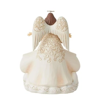 Jim Shore Heartwood Creek White Woodland - Angel with Coat