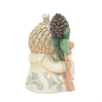 Jim Shore Heartwood Creek Gnomes - White Woodland With Acorn Hat