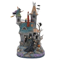 Jim Shore Heartwood Creek - LED Musical Haunted House Masterpiece