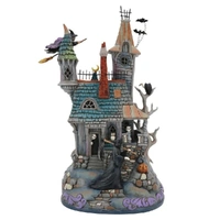 Jim Shore Heartwood Creek - LED Musical Haunted House Masterpiece