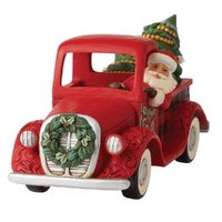 Jim Shore Heartwood Creek Highland Glen - Santa In Truck