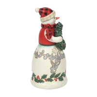 Jim Shore Heartwood Creek Highland Glen - Snowman with Vest