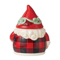 Jim Shore Heartwood Creek Highland Glen - Santa Gnome Cookie Jar