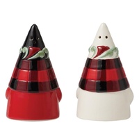 Jim Shore Heartwood Creek Highland Glen - Santa Gnome Salt & Pepper Shaker