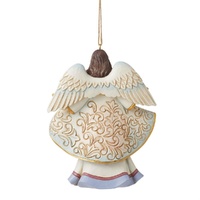 Jim Shore Heartwood Creek - Angel Nativity Scene Coat Hanging Ornament