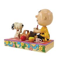Peanuts by Jim Shore - Snoopy Woodstock & Charlie Picnic