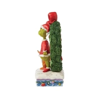 Dr Seuss The Grinch by Jim Shore - Grinch & Max in Wreath Light Up Figurine