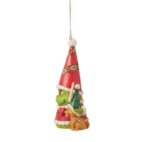 Dr Seuss The Grinch by Jim Shore - Grinch Gnome with Max Hanging Ornament