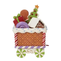 Jim Shore Heartwood Creek Gingerbread Christmas - Gingerbread Train Car
