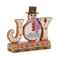 Jim Shore Heartwood Creek Gingerbread Christmas - Gingerbread JOY Word