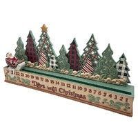 Jim Shore Heartwood Creek Highland Glen - Countdown Calendar
