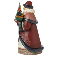 Jim Shore Heartwood Creek Holiday Manor - Santa Holding Sled