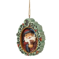 Jim Shore Heartwood Creek Holiday Manor - Santa Hanging Ornament