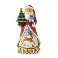 Jim Shore Heartwood Creek - Santa Vintage LED Tree