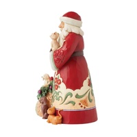 Jim Shore Heartwood Creek - Santa with Pets