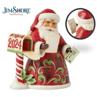 Jim Shore Heartwood Creek Hallmark Annual - 2024 Santa Reading Mail