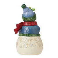Jim Shore Heartwood Creek Hallmark Gold Crown - Snowman with Arms Full of Gifts