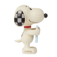 Peanuts by Jim Shore - Snoopy with Love Sign Mini Figurine